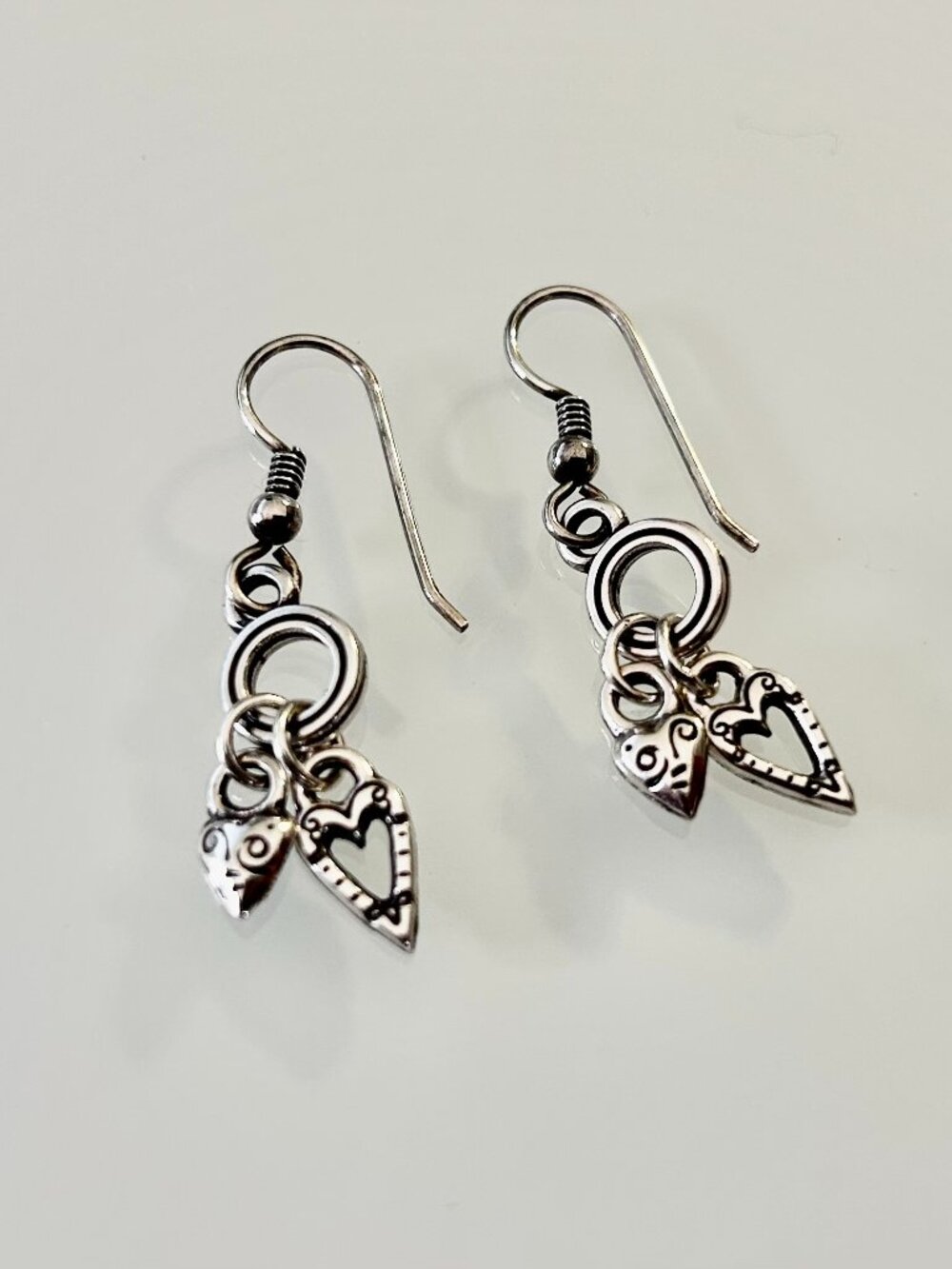 BRIGHTON Shower of Hearts Retired French Wire Earrings